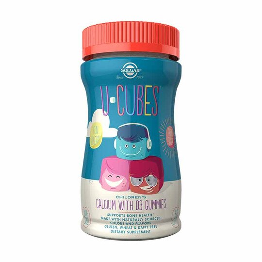 U Cubes Calcium with D3 Gummies for Children, SLG